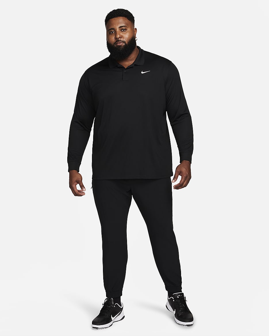 Nike men's dry long sleeve victory golf polo online